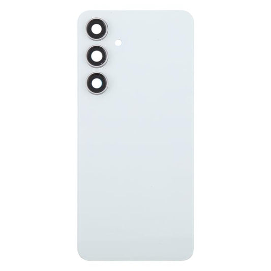 For Samsung Galaxy S24 FE SM-S721B OEM Back Cover with Camera Lens Cover(White) - by buy2fix | Online Shopping UK | buy2fix