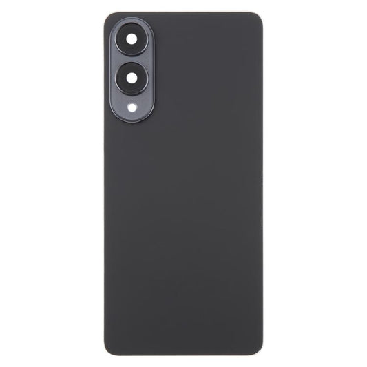 For Samsung Galaxy S25 Edge SM-S937 OEM Back Cover with Camera Lens Cover(Black) - Back Cover by buy2fix | Online Shopping UK | buy2fix