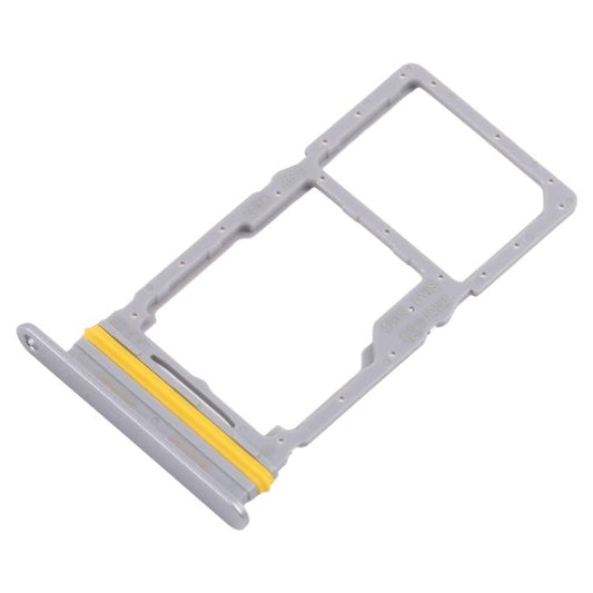 For Samsung Galaxy A17 5G SM-A176B Original SIM + SIM / Micro SD Card Tray (Silver) - Card Tray by buy2fix | Online Shopping UK | buy2fix