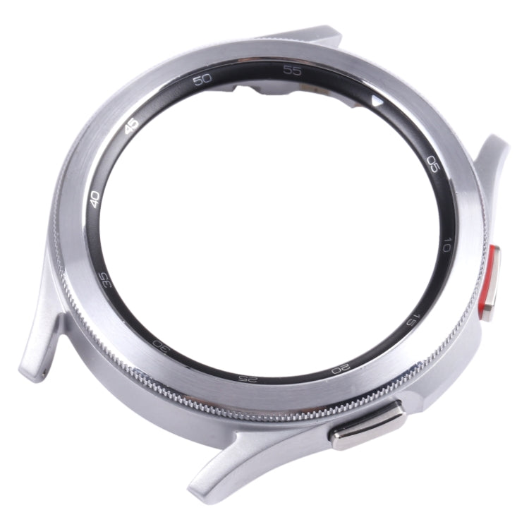 Original LCD Screen Frame Bezel Plate For Samsung Galaxy Watch4 Classic 46mm SM-R890 R895(Silver) - Middle Frame by buy2fix | Online Shopping UK | buy2fix