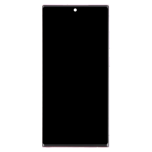For Samsung Galaxy S23 Ultra 5G SM-S918U US Edition 6.78 inch OLED LCD Screen Digitizer Full Assembly with Frame (Purple) - by buy2fix | Online Shopping UK | buy2fix