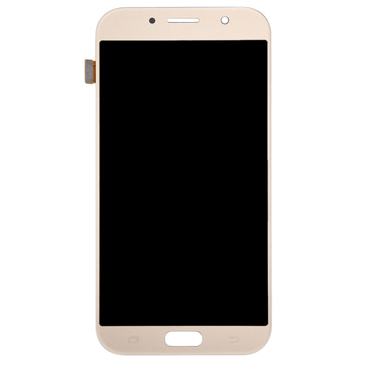 Original Super AMOLED LCD Screen for Galaxy A7 (2017), A720F, A720F/DS with Digitizer Full Assembly (Gold) - LCD Screen by buy2fix | Online Shopping UK | buy2fix
