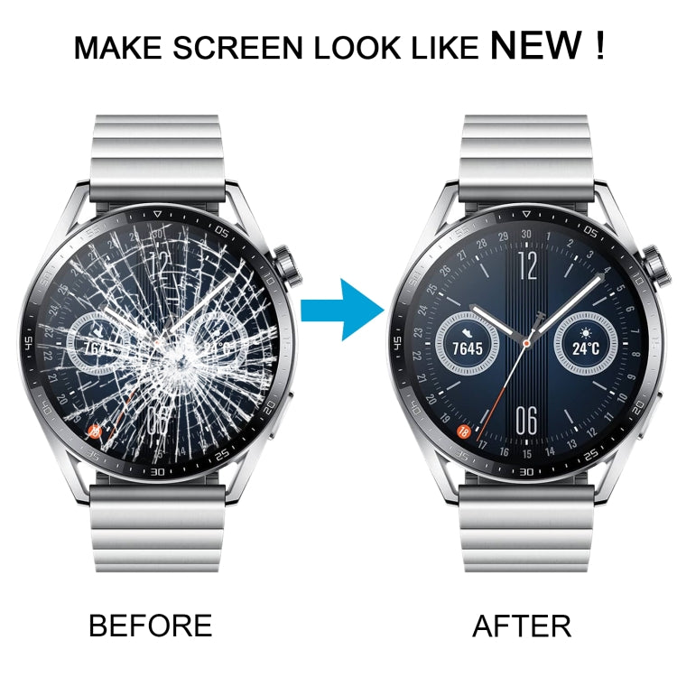 For Huawei Watch GT 3 46mm JPT-B29 Single Cable Edition Original LCD Screen Digitizer Full Assembly With Frame(Silver) by buy2fix