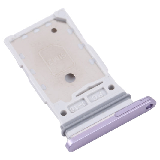 For Samsung Galaxy S21 FE 5G SM-G990B Original SIM Card Tray + SIM Card Tray (Purple) - Card Tray by buy2fix | Online Shopping UK | buy2fix