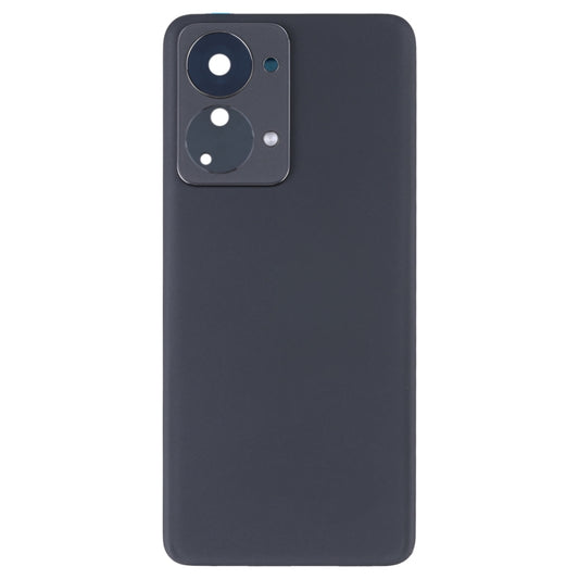 For OnePlus Nord 2T Battery Back Cover with Camera Lens (Black) - Back Cover by buy2fix | Online Shopping UK | buy2fix