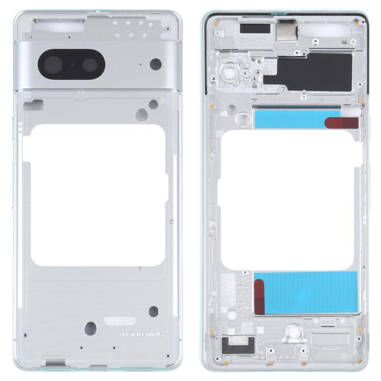 For Google Pixel 7 Front Housing LCD Frame Bezel Plate(Silver) - Frame Bezel Plate by buy2fix | Online Shopping UK | buy2fix