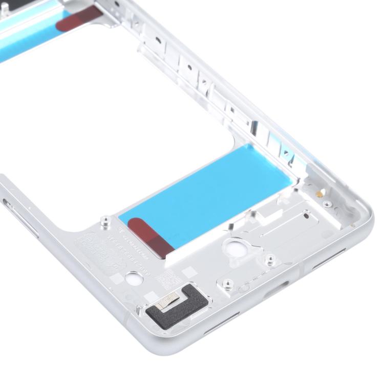 For Google Pixel 7 Front Housing LCD Frame Bezel Plate(Silver) - Frame Bezel Plate by buy2fix | Online Shopping UK | buy2fix