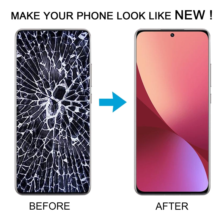 For Xiaomi 12 Pro / 12S Pro AMOLED Original LCD Screen Digitizer Full Assembly with Frame(Black) - LCD Screen by buy2fix | Online Shopping UK | buy2fix