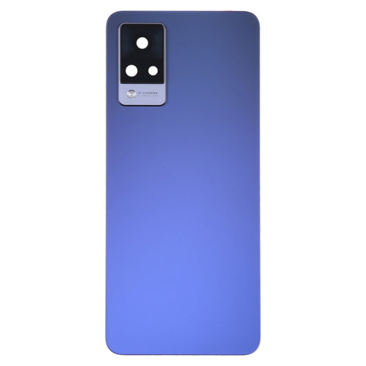 For vivo V21 Original Battery Back Cover with Camera Lens Cover(Blue) - Back Cover by buy2fix | Online Shopping UK | buy2fix