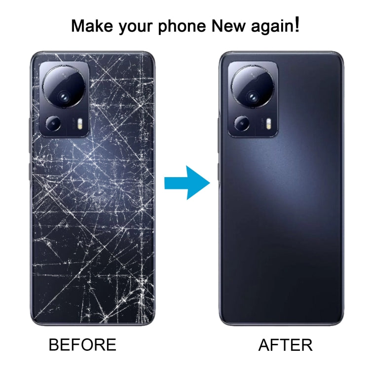 For Xiaomi 13 Lite Original Battery Back Cover(Black) by buy2fix