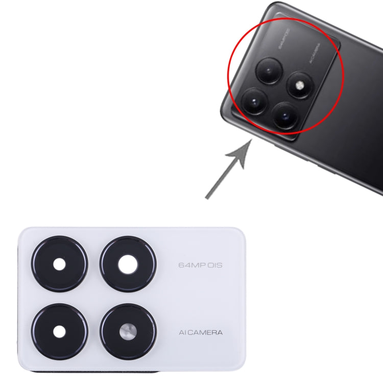 For Xiaomi Redmi K70E Camera Lens Cover (White) by buy2fix