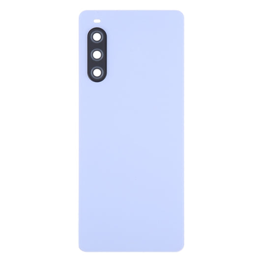 For Sony Xperia 10 V Original Battery Back Cover with Camera Lens Cover(Purple) by buy2fix