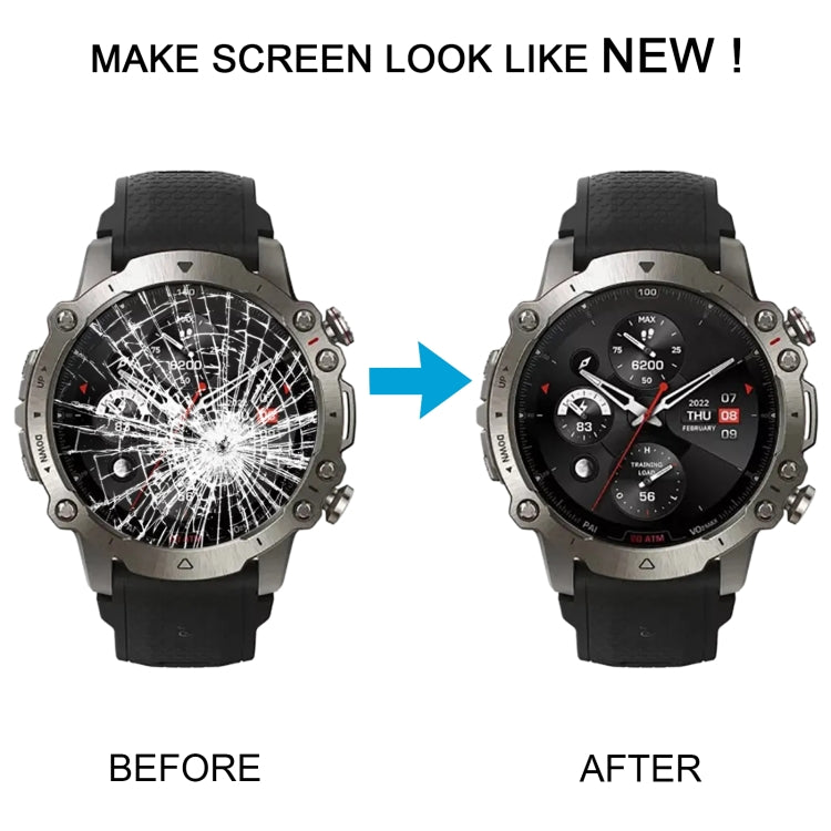 For Amazfit Falcon Original LCD Screen Digitizer Full Assembly With Frame (Red) - For Amazfit by buy2fix | Online Shopping UK | buy2fix