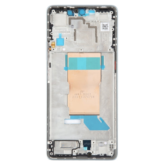 For Xiaomi Poco F5 Original Front Housing LCD Frame Bezel Plate (Blue) by buy2fix