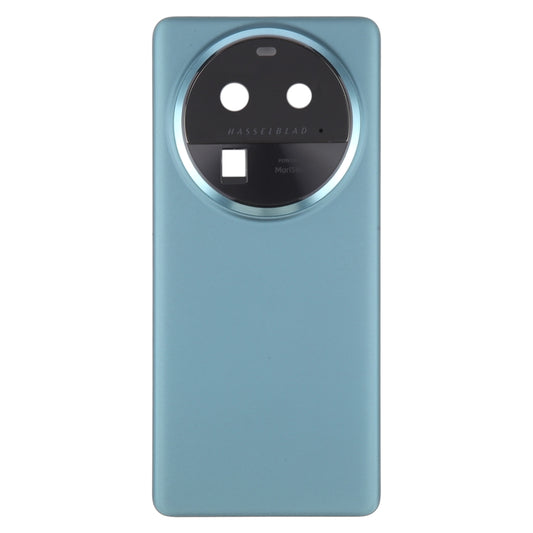 For OPPO Find X6 Pro Original Battery Back Cover with Camera Lens Cover(Blue) by buy2fix