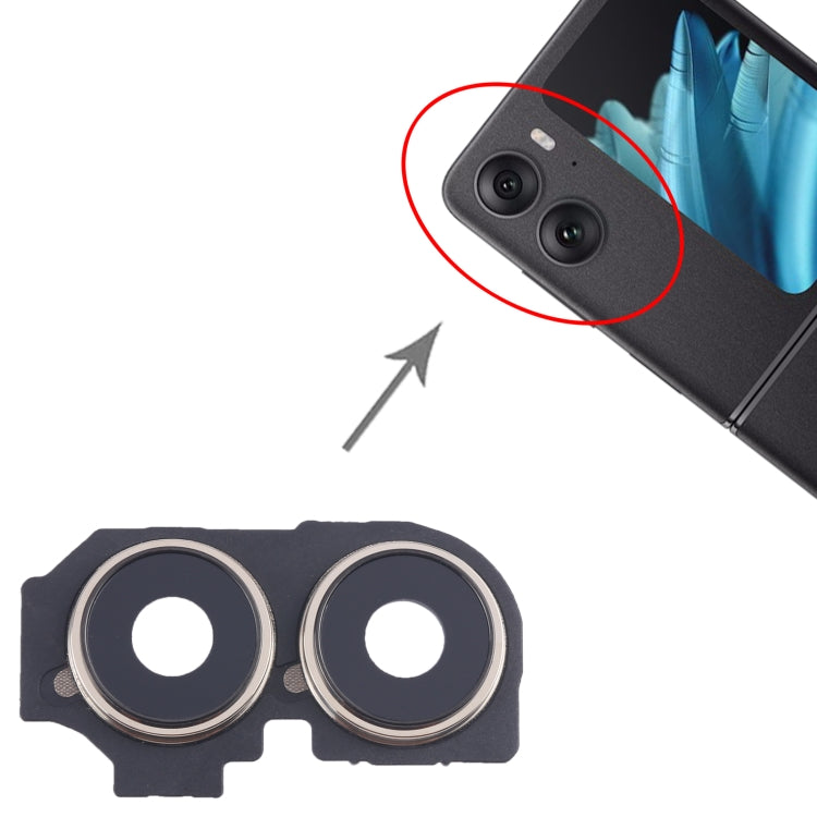 For OPPO Find N2 Flip Original Camera Lens Cover (Gold) by buy2fix