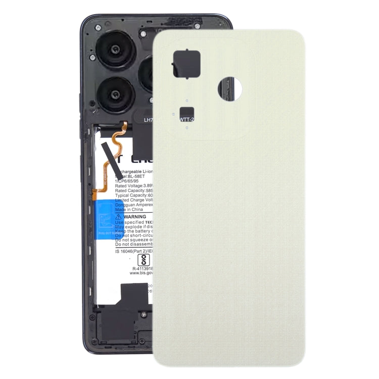 For itel P55 Original Battery Back Cover(Gold) - by buy2fix | Online Shopping UK | buy2fix
