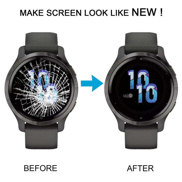 For Garmin Venu 2s Original LCD Screen with Digitizer Full Assembly (Silver) by buy2fix