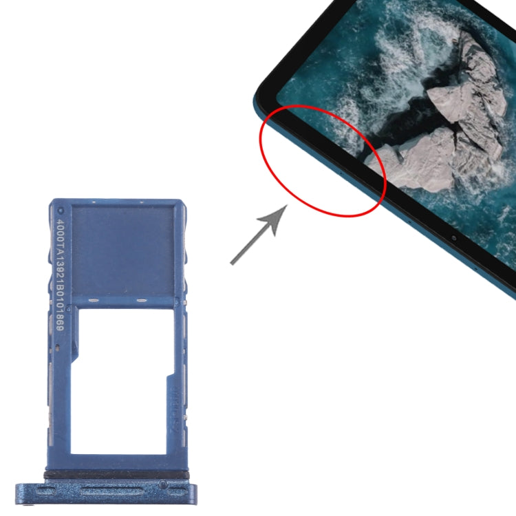 For Nokia T20 Original Micro SD Card Tray (Blue) by buy2fix