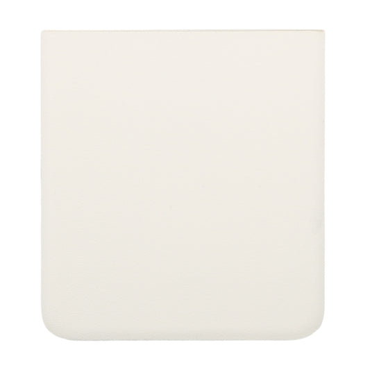 For Motorola Razr 40 Original Lower Part Battery Back Cover(White) - Back Cover by buy2fix | Online Shopping UK | buy2fix
