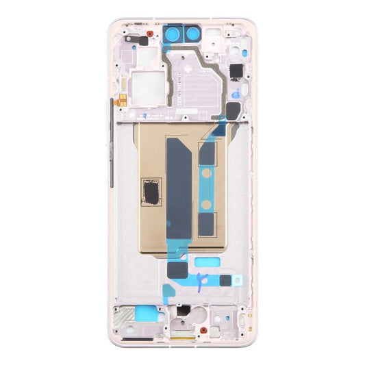 For Xiaomi Civi 4 Pro Original Front Housing LCD Frame Bezel Plate (Pink) - Frame Bezel Plate by buy2fix | Online Shopping UK | buy2fix