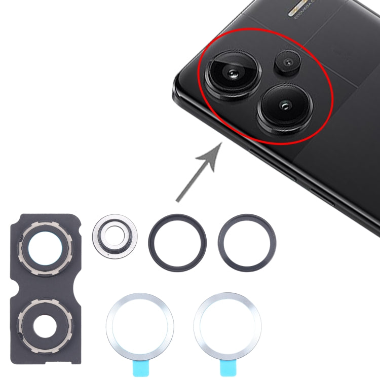 For Xiaomi Redmi Note 13 Pro+ Back Camera Lens Frame (Green) by buy2fix