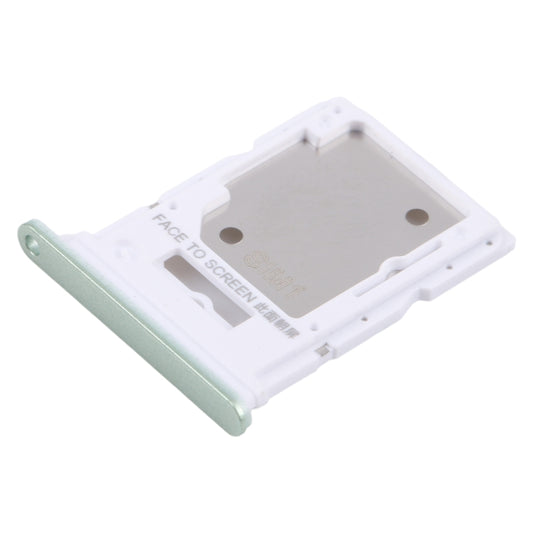 For Xiaomi Redmi Note 13 4G Original SIM Card Tray + SIM / Micro SD Card Tray (Green) by buy2fix