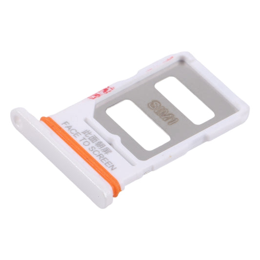 For Xiaomi Redmi Turbo 3 Original SIM Card Tray + SIM Card Tray (White) by buy2fix