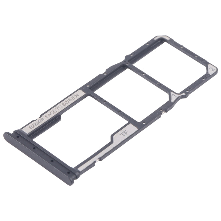 For Xiaomi Poco M6 Original SIM Card Tray + SIM Card Tray + Micro SD Card Tray (Black) - Card Tray by buy2fix | Online Shopping UK | buy2fix
