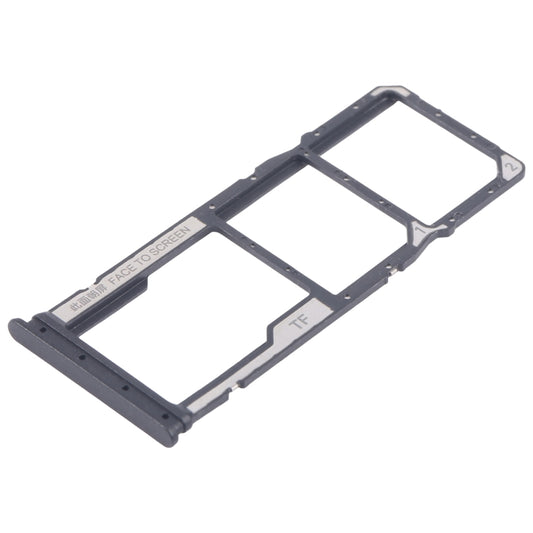 For Xiaomi Poco M6 Original SIM Card Tray + SIM Card Tray + Micro SD Card Tray (Black) by buy2fix
