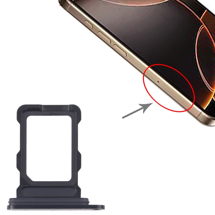 For iPhone 16 Pro Max SIM Card Tray (Black) by buy2fix