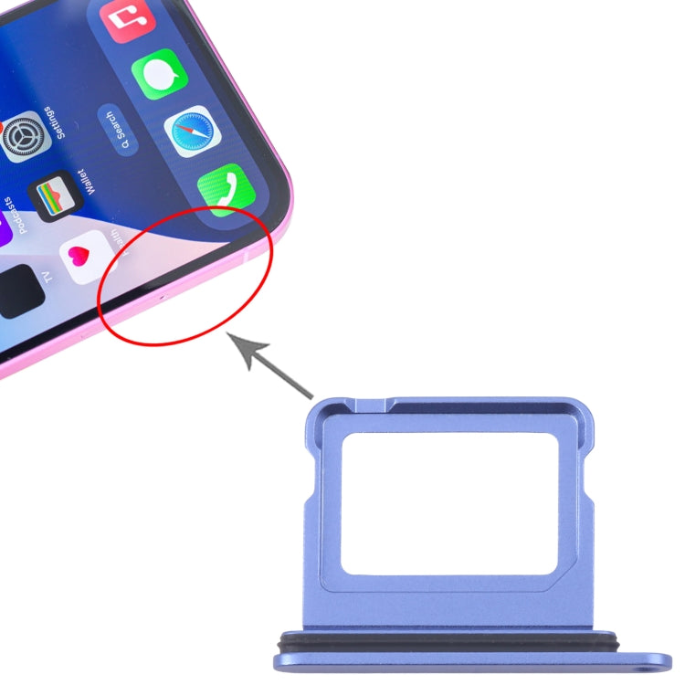 For iPhone 16 SIM + SIM Card Tray (Blue) by buy2fix