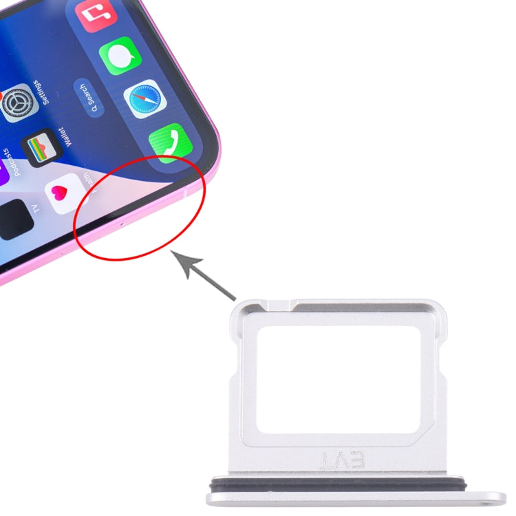 For iPhone 16 Plus SIM + SIM Card Tray (Silver) by buy2fix