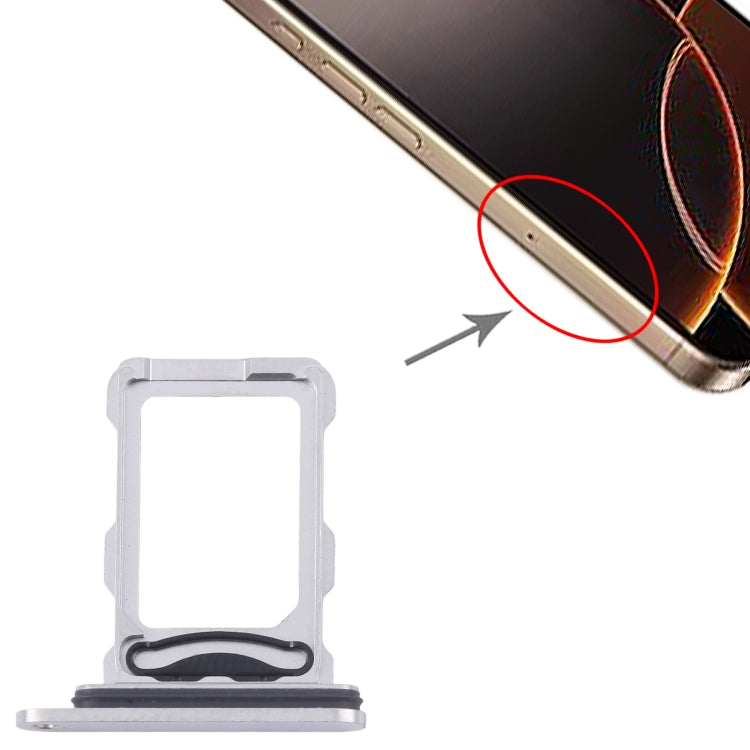 For iPhone 16 Pro SIM + SIM Card Tray (White) by buy2fix