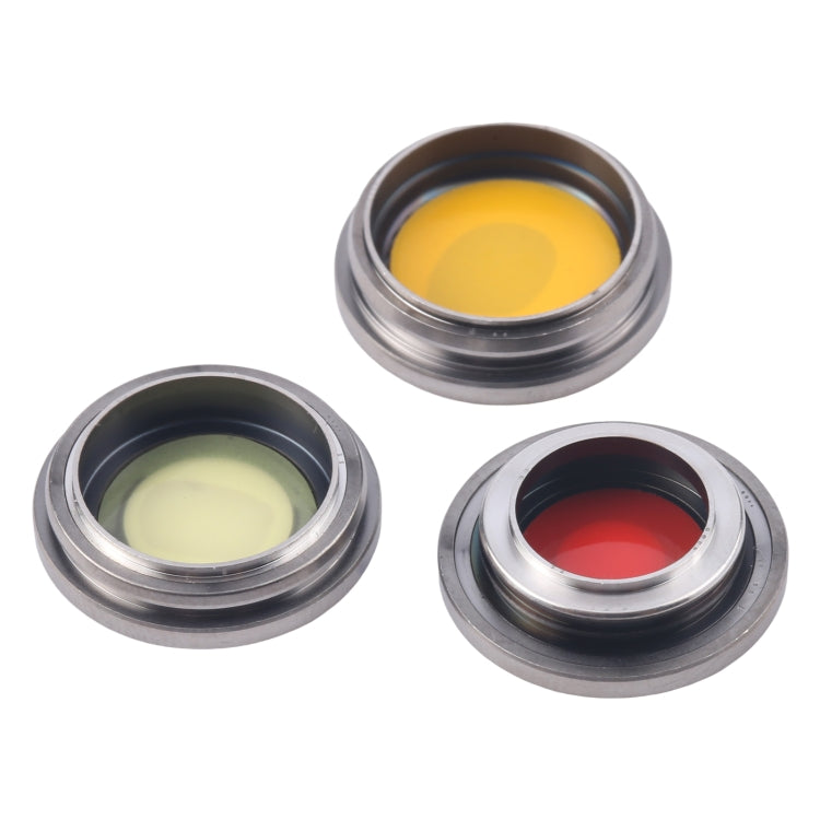 For iPhone 16 Pro 3pcs/Set Original Camera Lens Cover (Silver) - Camera Series by buy2fix | Online Shopping UK | buy2fix