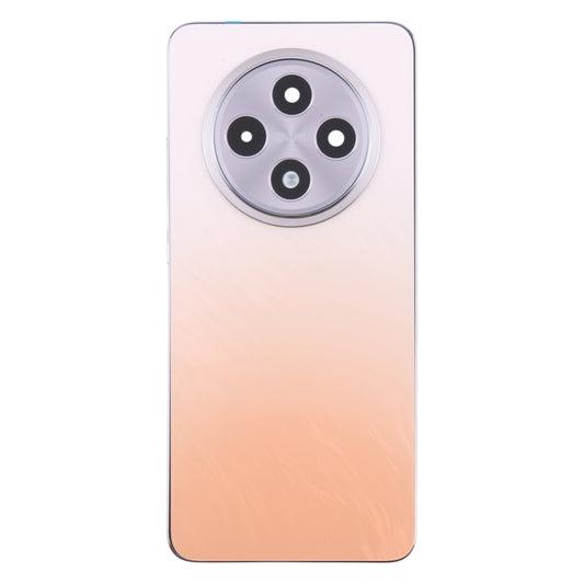 For OPPO Reno12 F Original Battery Back Cover with Middle Frame(Orange) by buy2fix