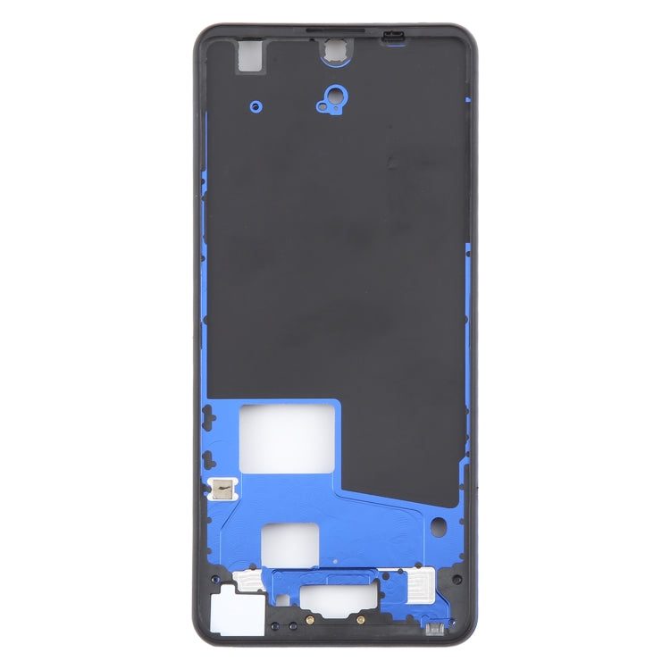 For Sharp Aquos R5G Original Middle Frame Bezel Plate (Blue) - Others by buy2fix | Online Shopping UK | buy2fix