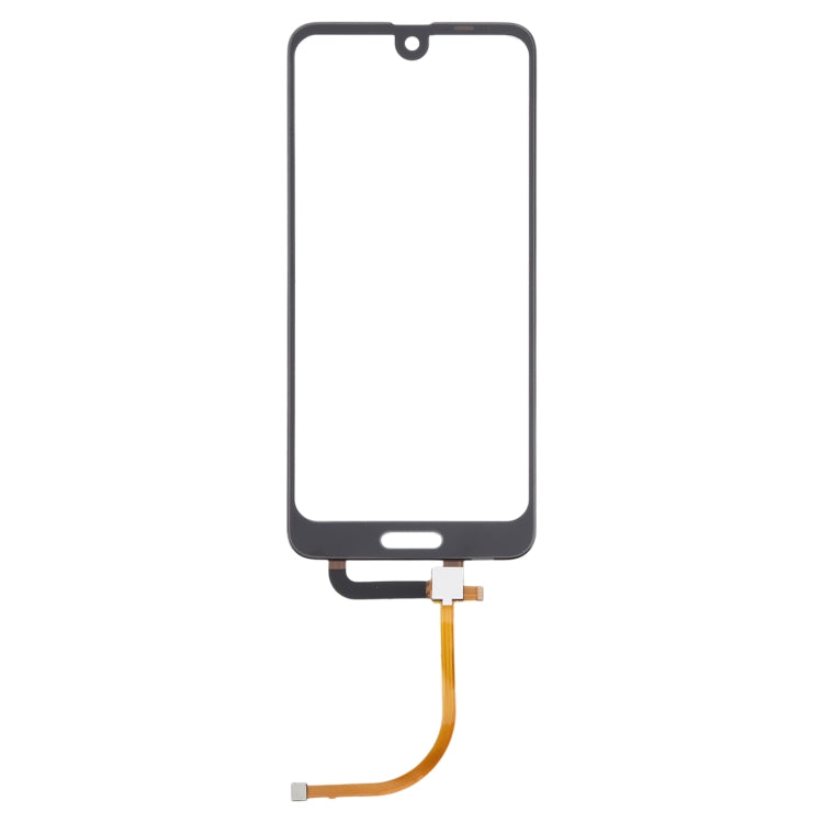 For Sharp Aquos R2 Touch Panel (Black) - For Sharp by buy2fix | Online Shopping UK | buy2fix