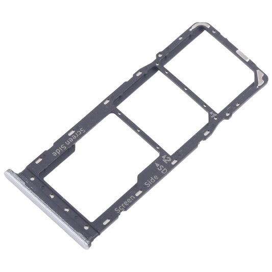 For Infinix Smart 8 Plus X6526 5pcs SIM Card Tray + SIM Card Tray + Micro SD Card Tray (Silver) - Card Tray by buy2fix | Online Shopping UK | buy2fix