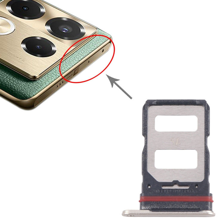 For Infinix Note 40 Pro 4G X6850 5pcs SIM Card Tray + SIM Card Tray (Gold) - Card Tray by buy2fix | Online Shopping UK | buy2fix
