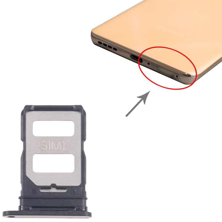 For Infinix Zero 30 4G X6731 5pcs SIM Card Tray + SIM Card Tray (Gold) - Card Tray by buy2fix | Online Shopping UK | buy2fix