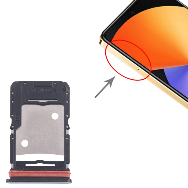 For Infinix Note 30 5G X6711 5pcs SIM Card Tray + SIM Card Tray + Micro SD Card Tray (Blue) - Card Tray by buy2fix | Online Shopping UK | buy2fix