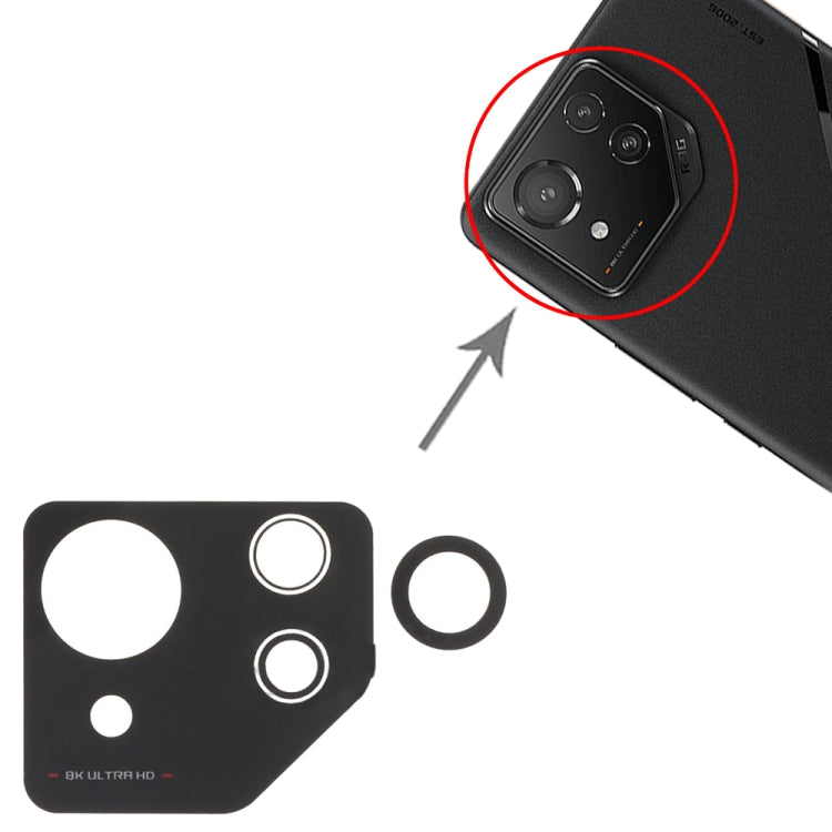 For Asus ROG Phone 8 Pro AI2401 AI2401_A Back Camera Lens - Camera by buy2fix | Online Shopping UK | buy2fix