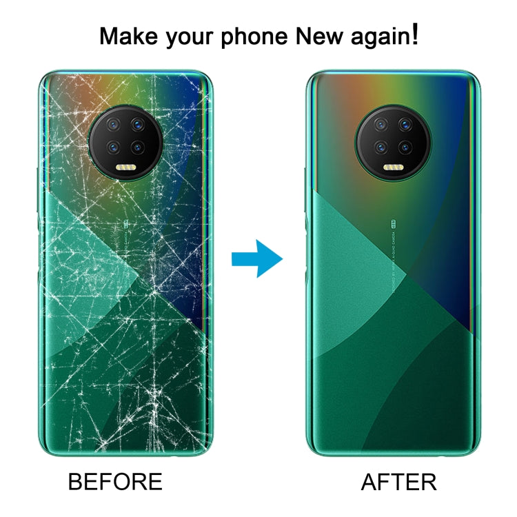For Infinix Note 7 X690 Original Battery Back Cover(Black) - Back Cover by buy2fix | Online Shopping UK | buy2fix
