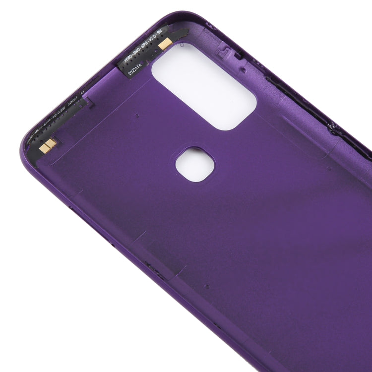 For Infinix Hot 9 Play X680 Original Battery Back Cover(Purple) - Back Cover by buy2fix | Online Shopping UK | buy2fix