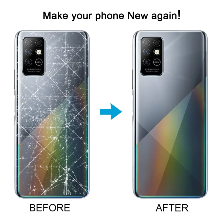 For Infinix Note 8 X692 Original Battery Back Cover(Grey) - Back Cover by buy2fix | Online Shopping UK | buy2fix