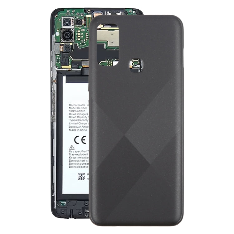For Infinix Hot 10 Play Original Battery Back Cover(Black) - Back Cover by buy2fix | Online Shopping UK | buy2fix