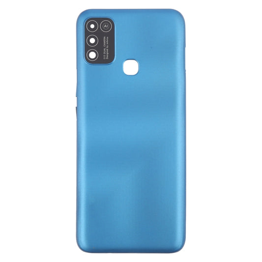 For Infinix Hot 10 Play Original Battery Back Cover(Blue) - Back Cover by buy2fix | Online Shopping UK | buy2fix