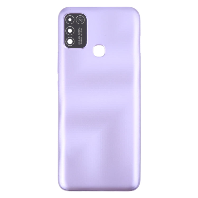 For Infinix Hot 10 Play Original Battery Back Cover(Purple) - Back Cover by buy2fix | Online Shopping UK | buy2fix
