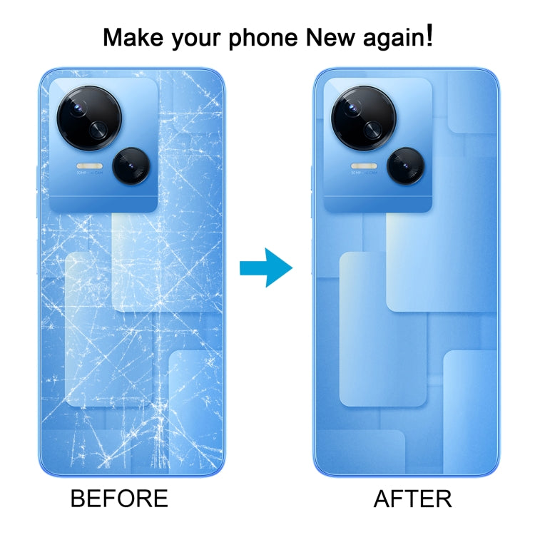 For Tecno Spark 10 5G Original Battery Back Cover(White) - Back Cover by buy2fix | Online Shopping UK | buy2fix